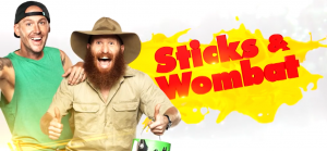 sticks and wombat