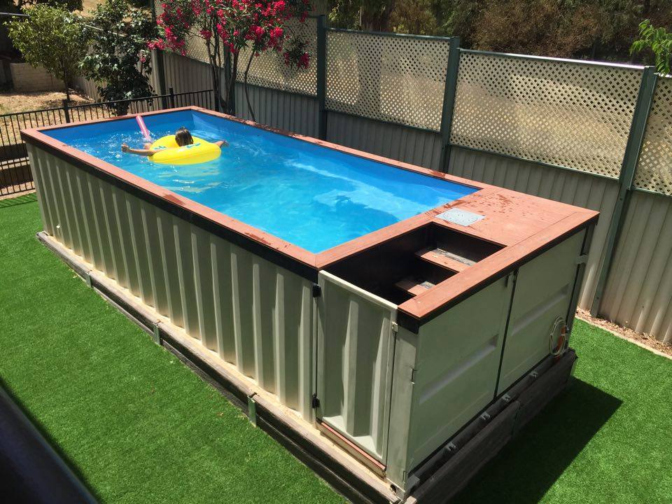 shipping container pool