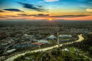 melbourne looking east